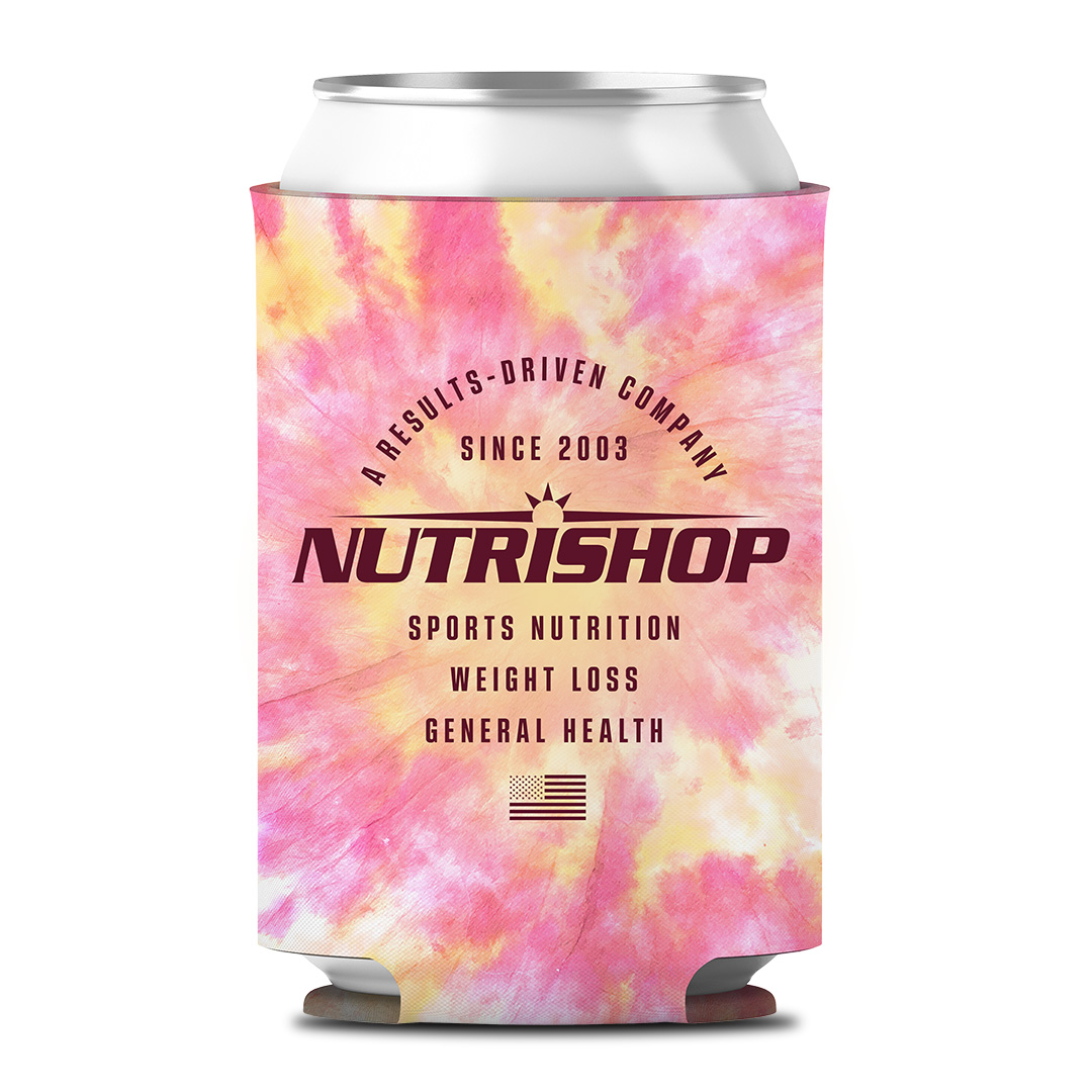 Pink Yellow Tie Dye (Standard Can Cooler)