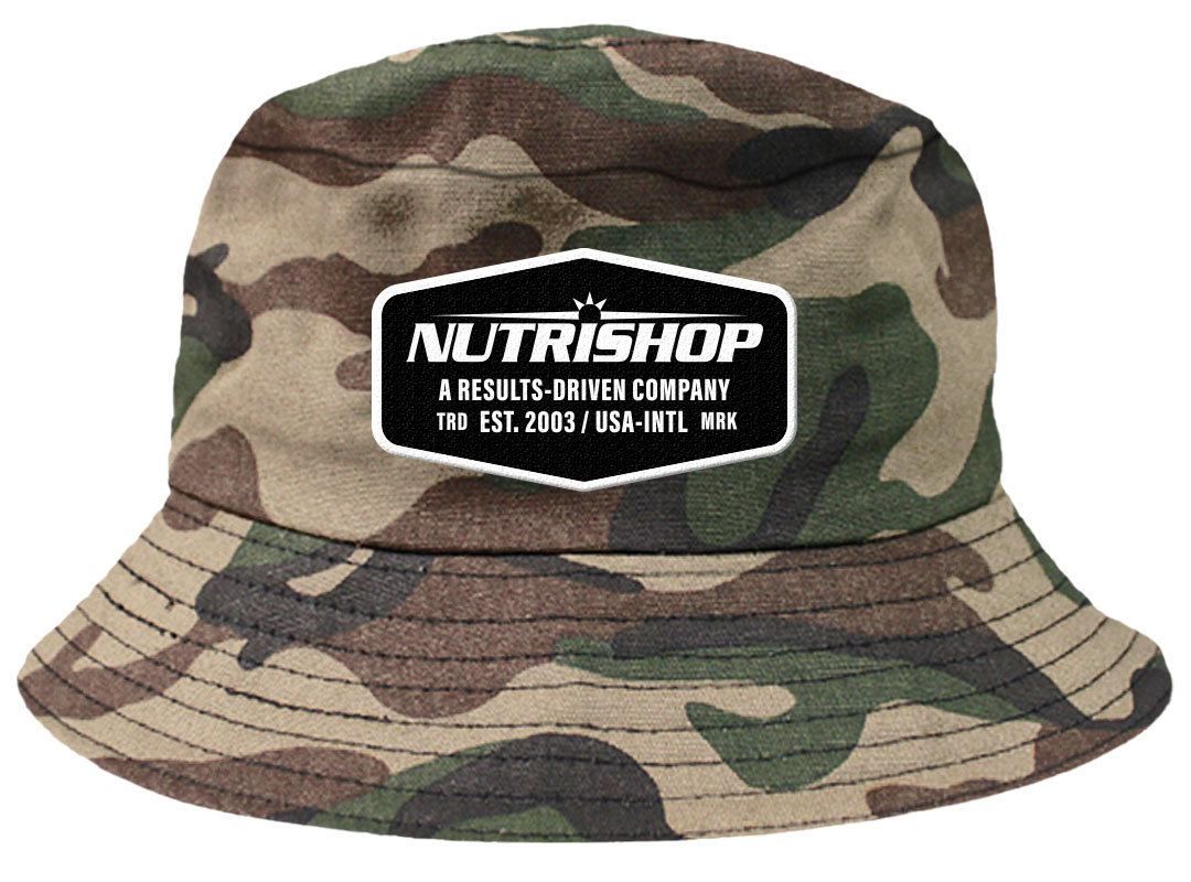 Nutrishop Shop Bucket Hat Camo