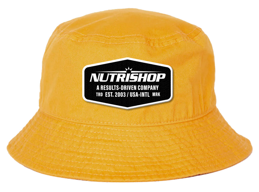 Nutrishop Bucket Hat Mustard