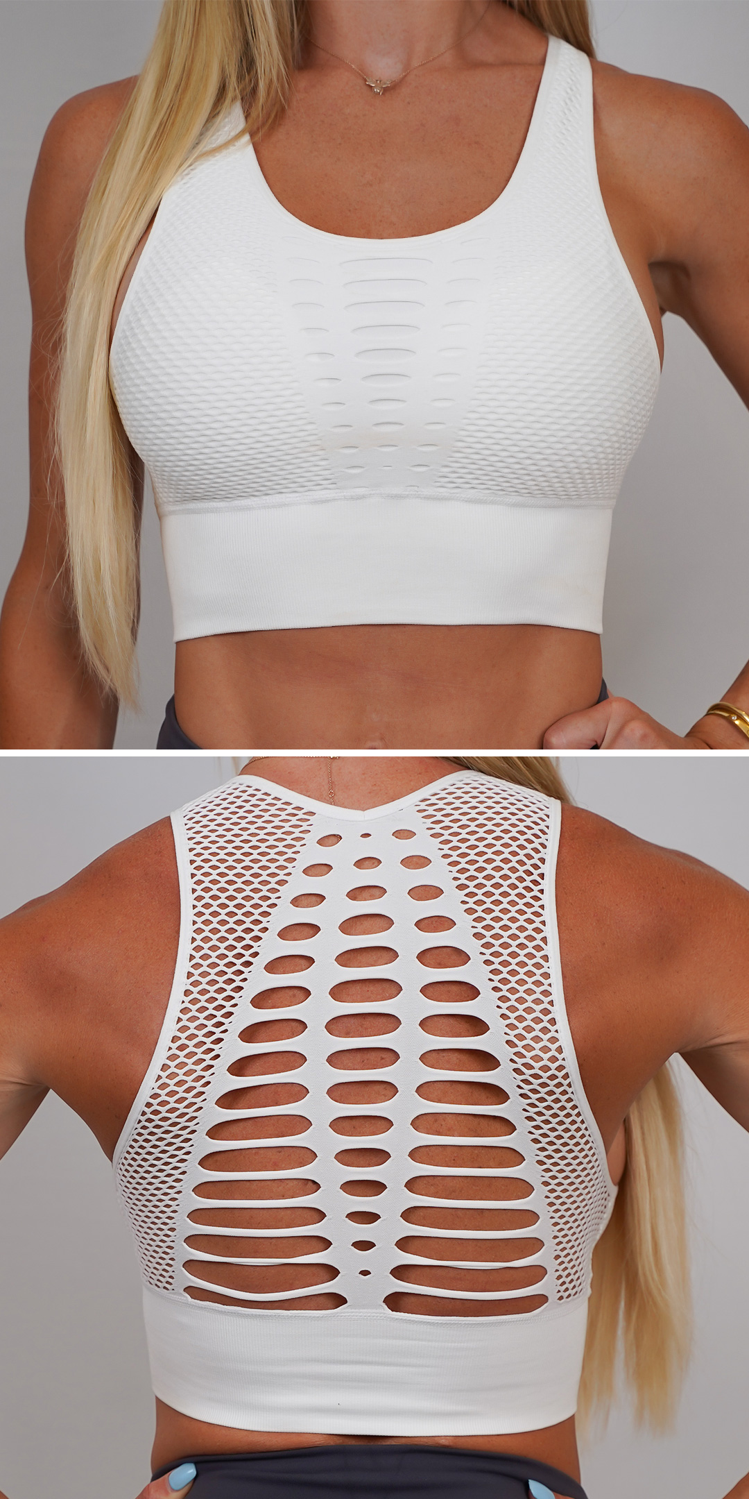 Awaken Sports Bra (White) - S