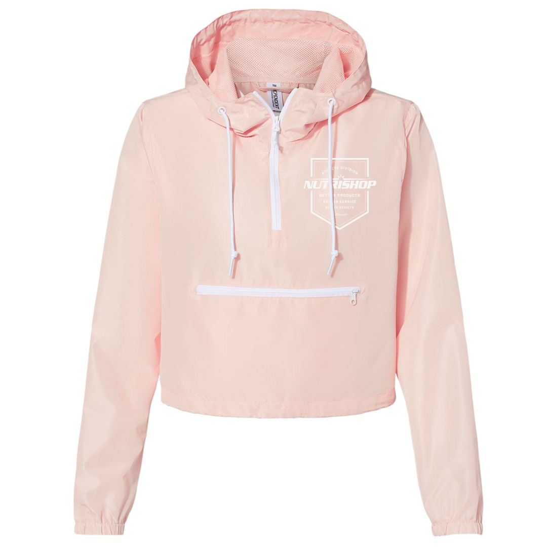 Crop Windbreaker (Blush) - XS