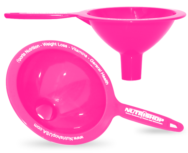 Bottle Funnel (Pink & White)