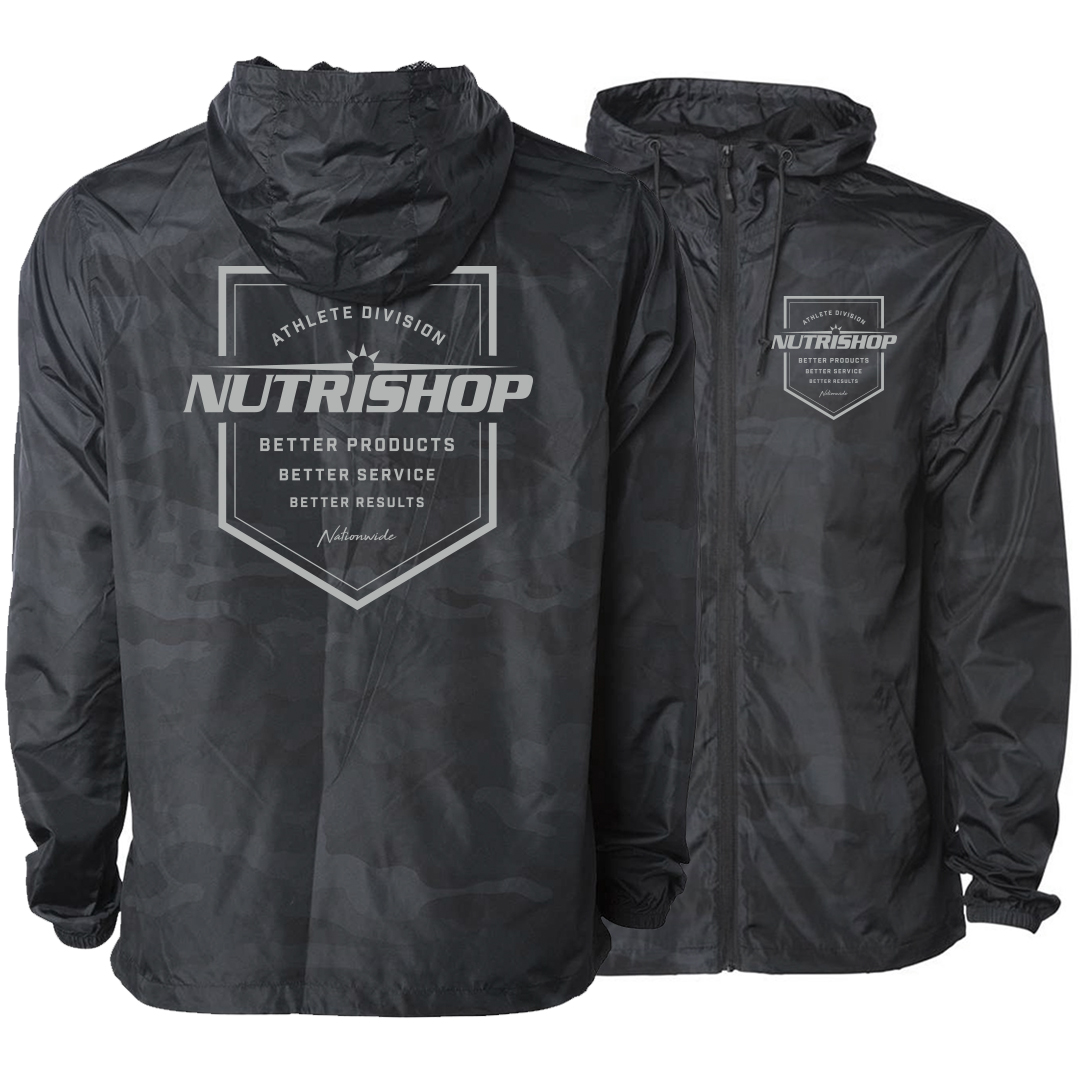 Windbreaker (Black Camo) - S