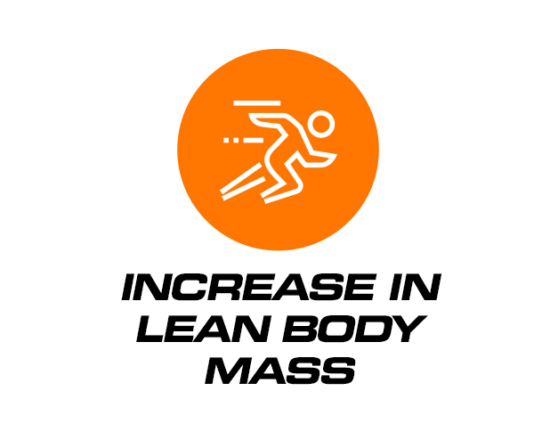 Increase in lean body mass