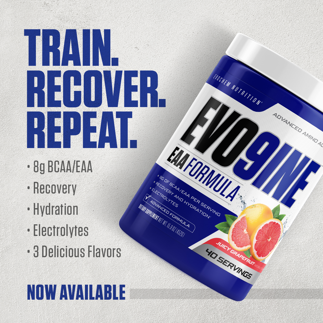Train. Recover. Repeat with Evo Nine , now available