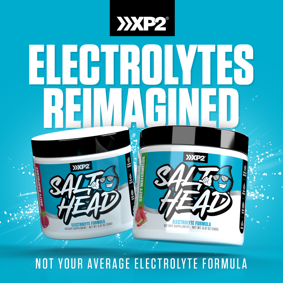 Advertisement for SALTHEAD by Xcelerated Performance Products available at NutrishopUSA.com