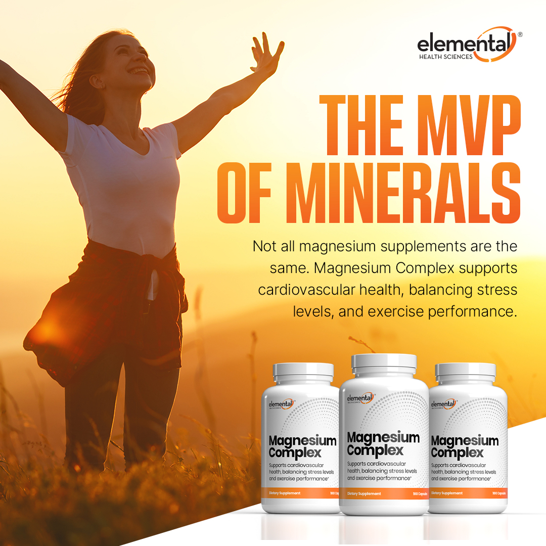 Advertisement of Elemental Health Science's Magnesium Complex, sold at Nutrishop