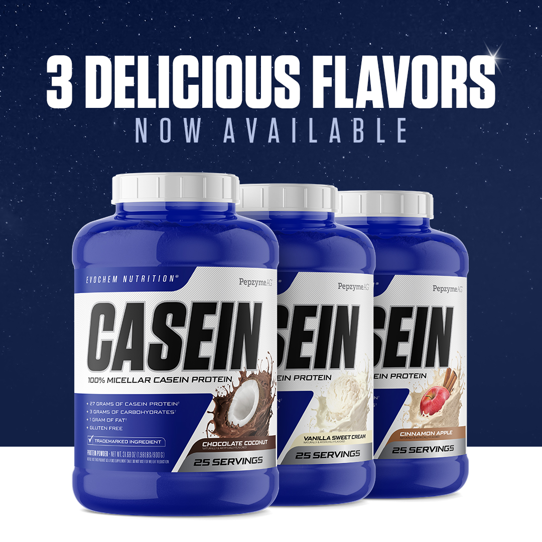 three delicious flavors now available with casein