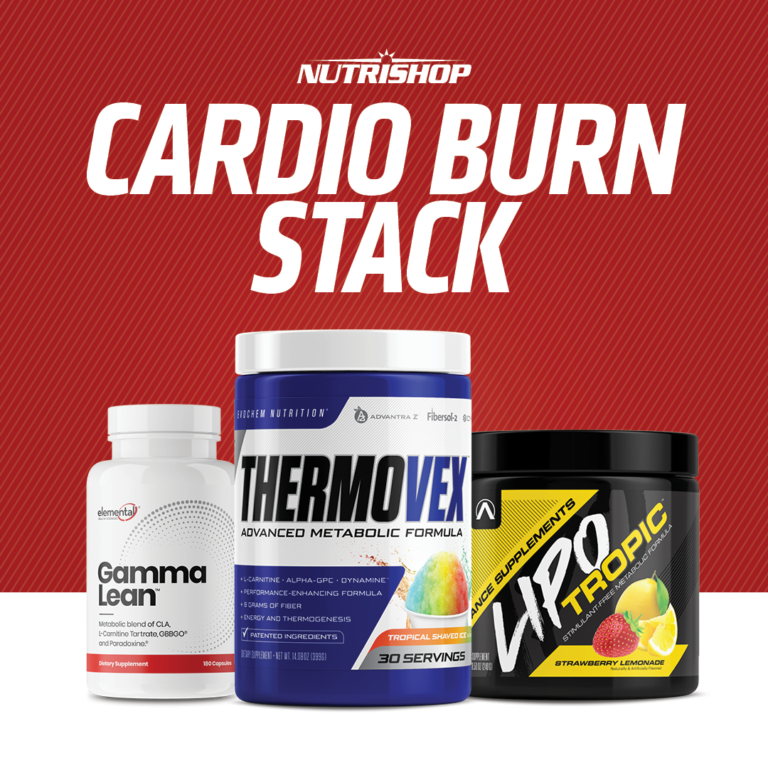 Cardio Burn Stack featuring Thermovex, Lipotropic, and Gamma Lean