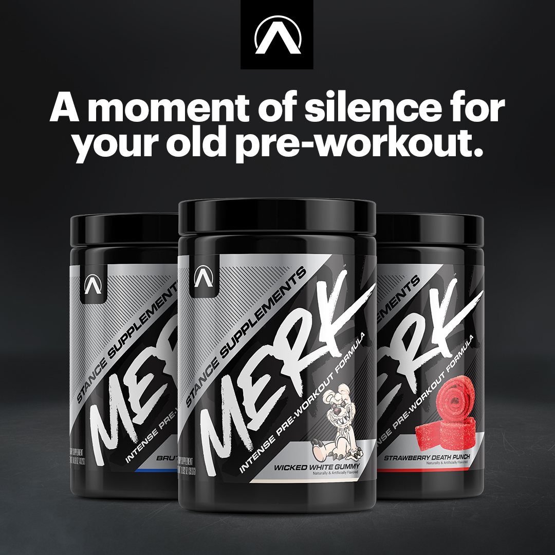 A moment of silence for your old pre workout. Merk Learn More