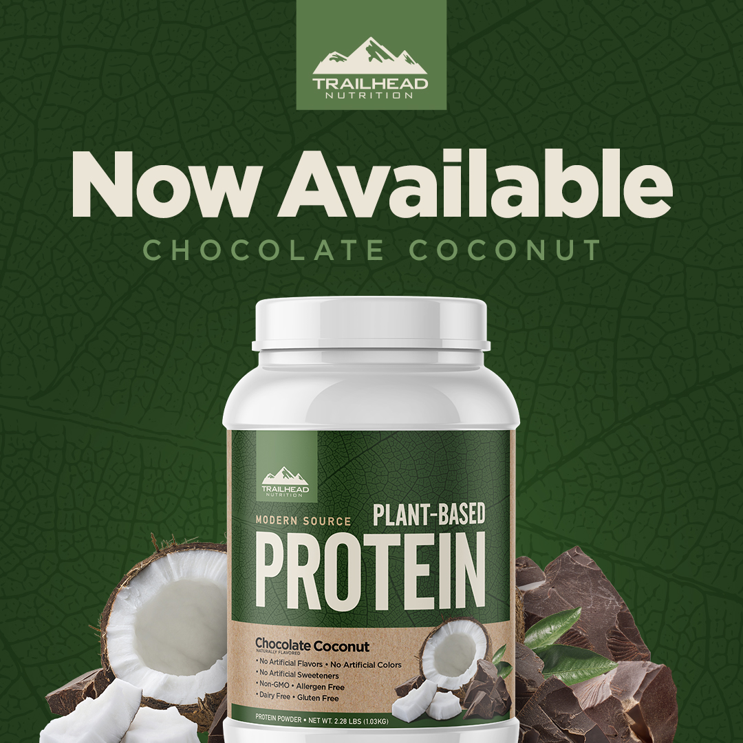 Now available Chocolate Coconut Plant based protein