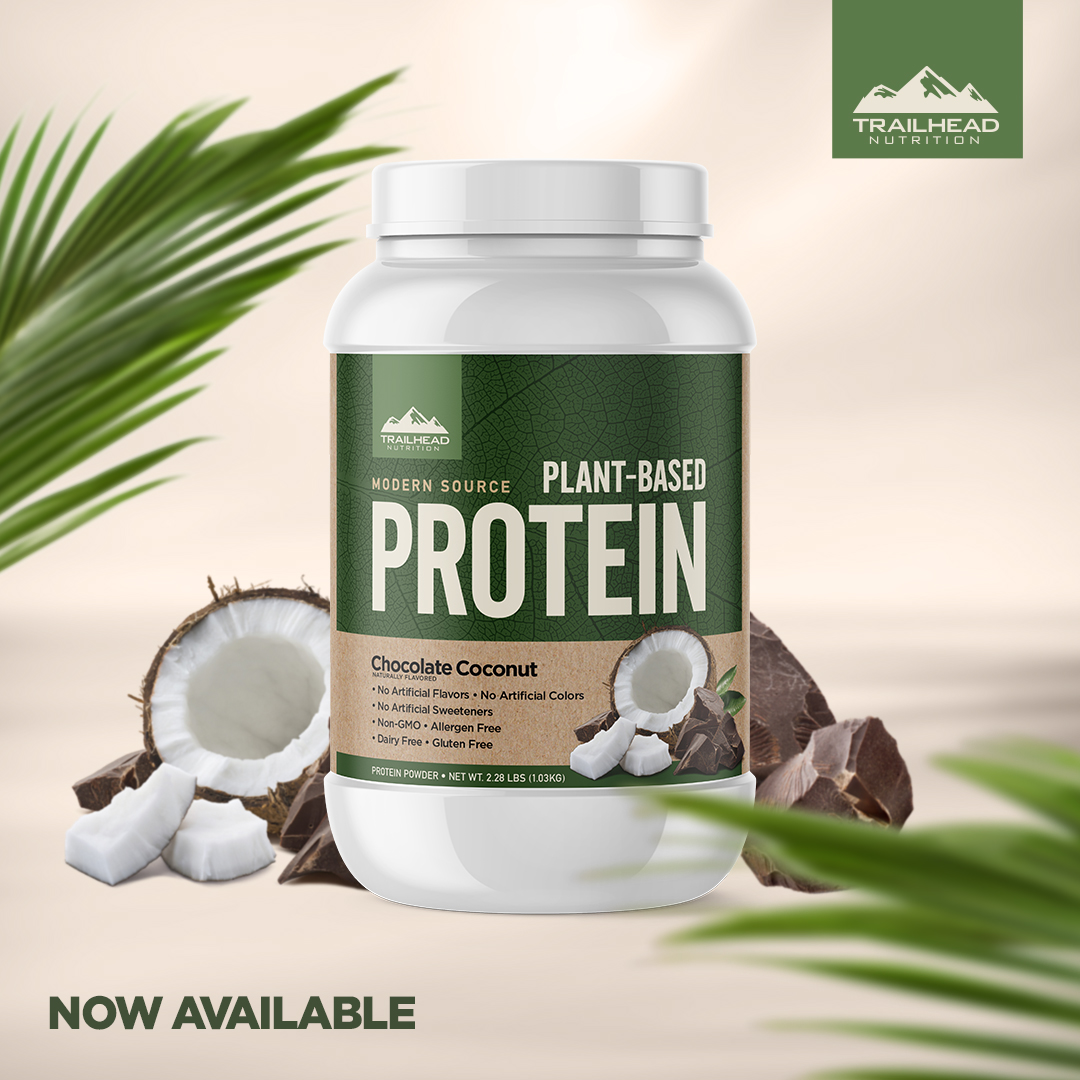 Plant Based protein with trail head nutrition now available