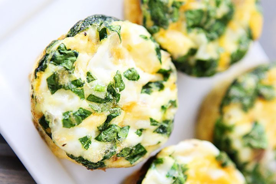 Baked Quinoa and Spinach Bites