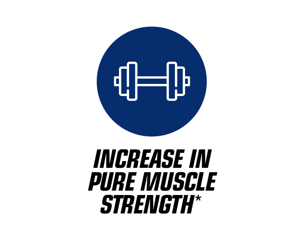 Increase in pure muscle strength