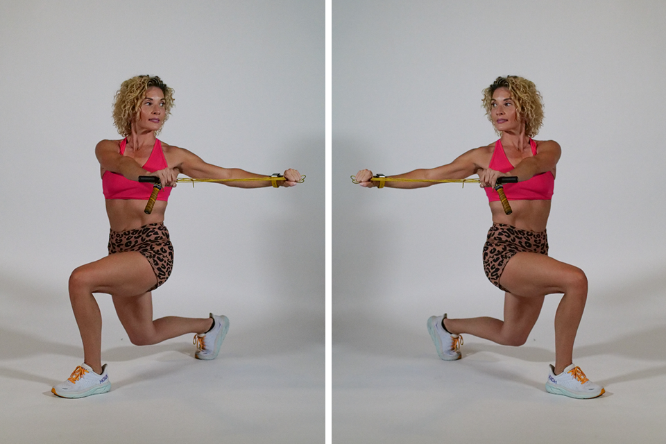 Jump Rope Lunge Rotation