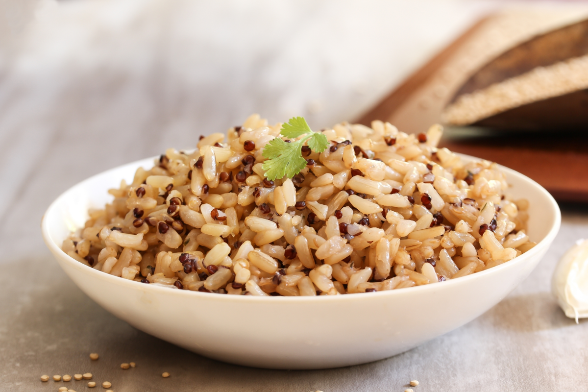 Bowl of brown rice