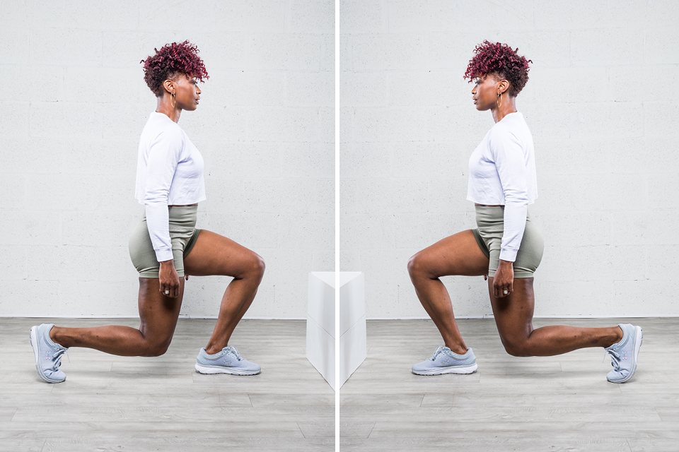 Walking Lunge exercise form