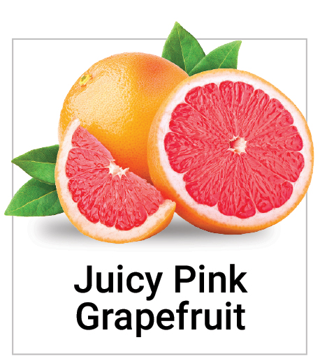 Juicy pink grapefruit image