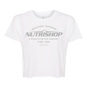 Results Crop Tee (White)