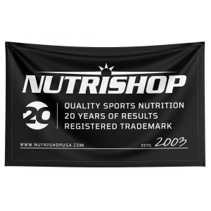 Nutrishop 20 years of results flag