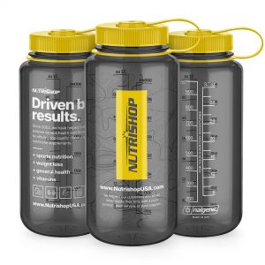 Nutrishop Nalgene Bottle Smoke and Yellow