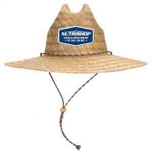Straw Nutrishop Lifeguard Hat (Blue)