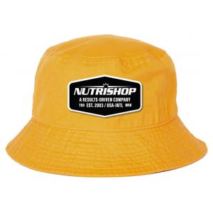 Nutrishop Mustard Bucket Hat