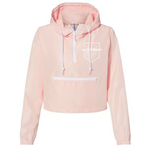 Crop Windbreaker (Blush)