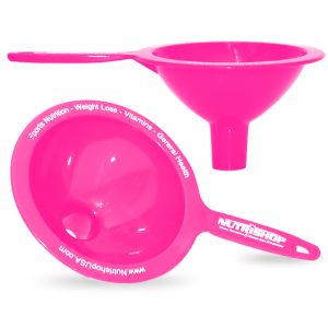 Bottle Funnel (Pink & White)